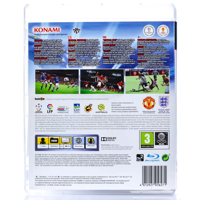 PES 2014: Pro Evolution Soccer - PS3 spill