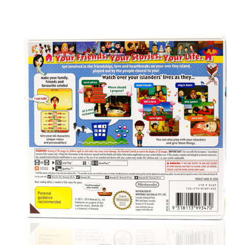 Tomodachi Life - Nintendo 3DS spill - Retrospillkongen