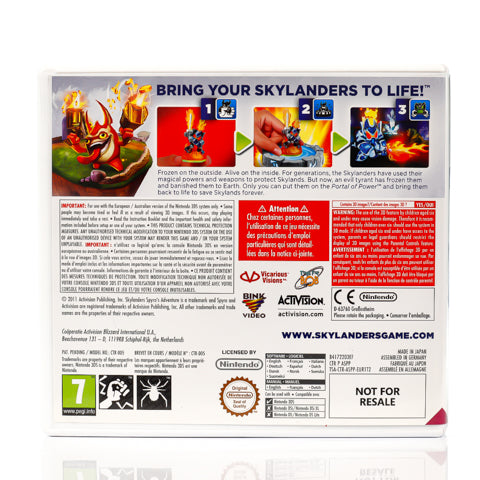 Skylanders: Spyro's Adventure - Nintendo 3DS spill - Retrospillkongen