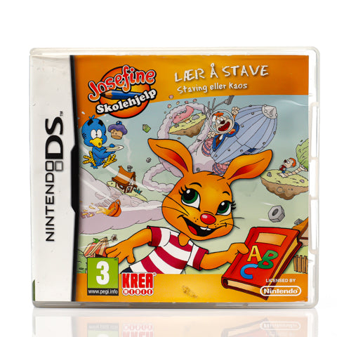 Josefine Skolehjelp: Lær å stave - Staving eller kaos - Nintendo DS spill - Retrospillkongen