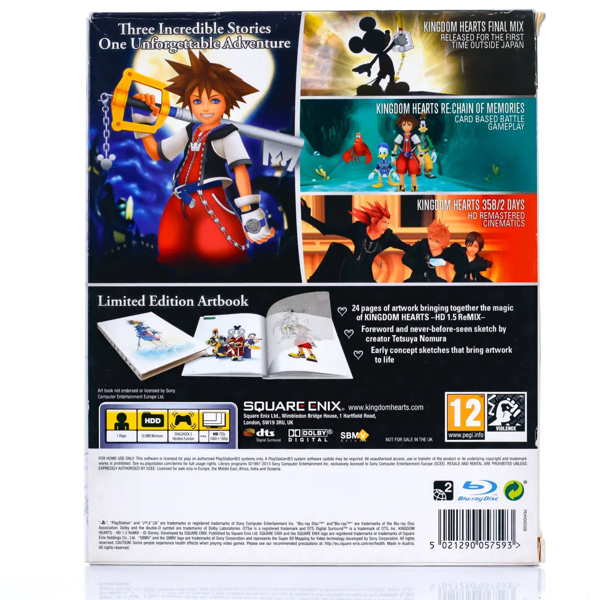 Kingdom Hearts HD I.5 ReMIX Limited Edition - PS3 spill - Retrospillkongen