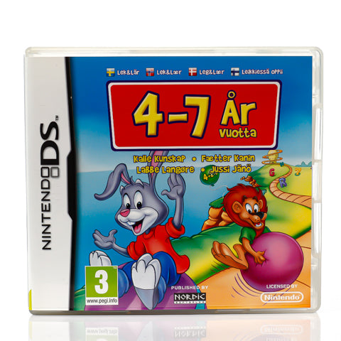 Lek & Lær med Labbe Langøre 4-7 år - Nintendo DS spill - Retrospillkongen