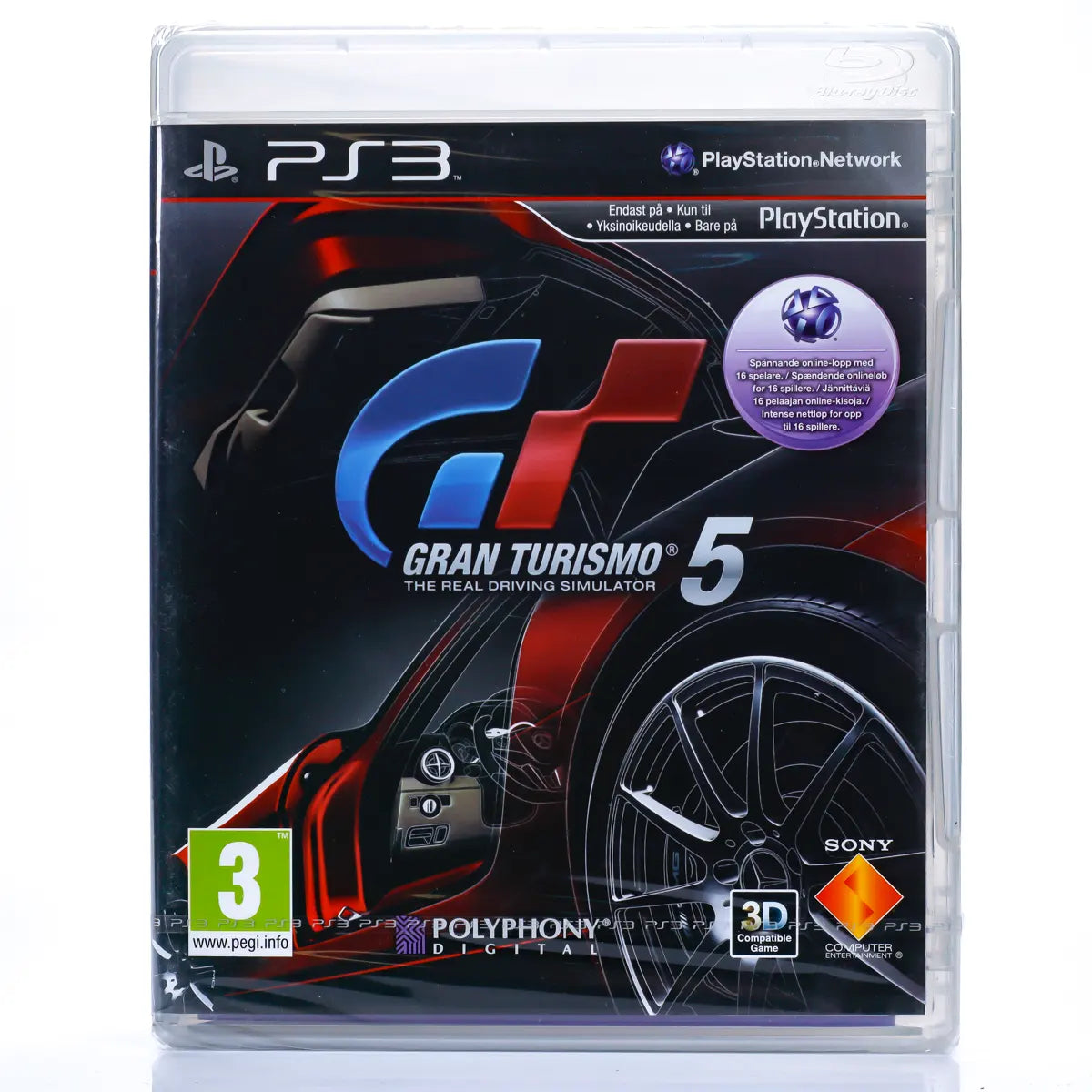 Gran Turismo 5 - PS3 spill (Forseglet) - Retrospillkongen