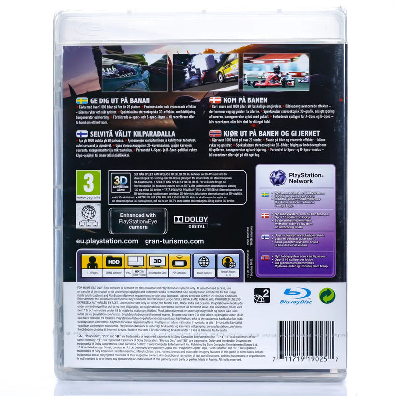 Gran Turismo 5 - PS3 spill (Forseglet)