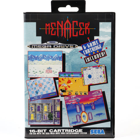 Menacer 6-Game Cartridge - SEGA Mega Drive spill - Retrospillkongen