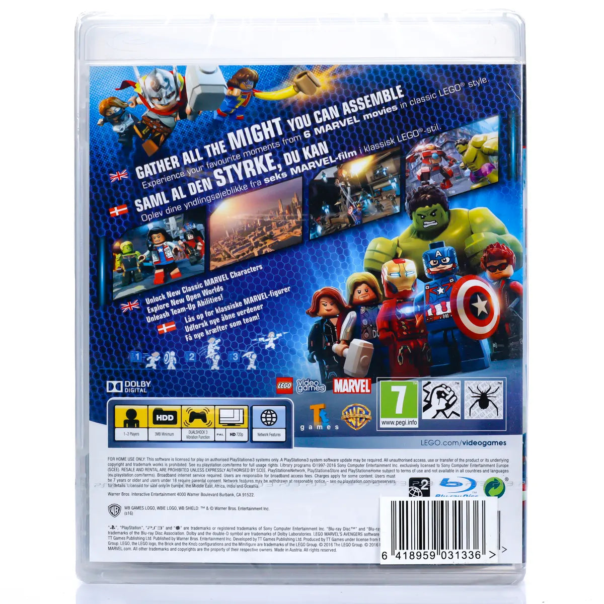 LEGO Marvel Avengers - PS3 spill (Forseglet) - Retrospillkongen