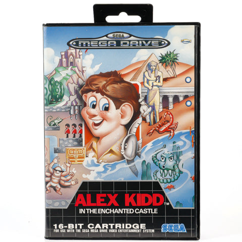 Alex Kidd in the Enchanted Castle - SEGA Mega Drive spill - Retrospillkongen