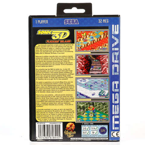 Sonic 3D: Flickies' Island - SEGA Mega Drive spill - Retrospillkongen