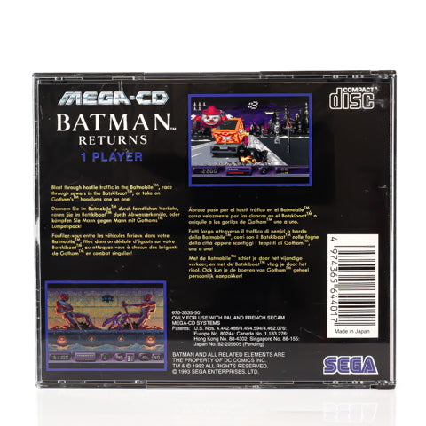 Batman Returns - SEGA Mega-CD spill - Retrospillkongen