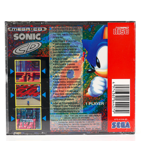 Sonic CD - SEGA Mega-CD spill (Forseglet)