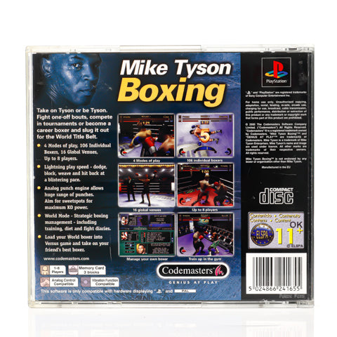 Mike Tyson Boxing - PS1 spill - Retrospillkongen