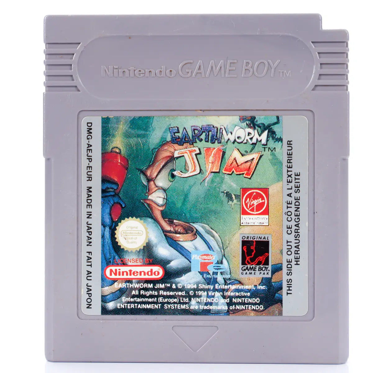 Earthworm Jim - GameBoy Spill - Retrospillkongen