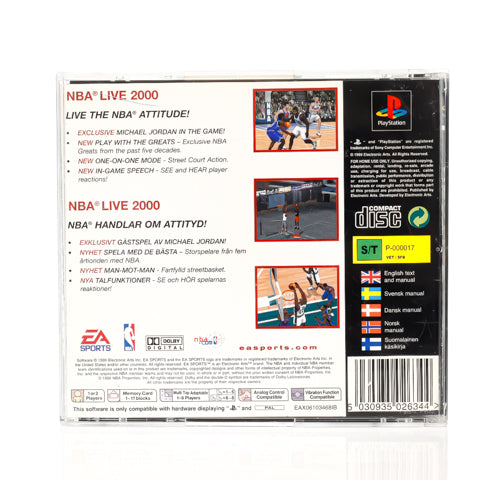 NBA Live 2000 - PS1 spill - Retrospillkongen