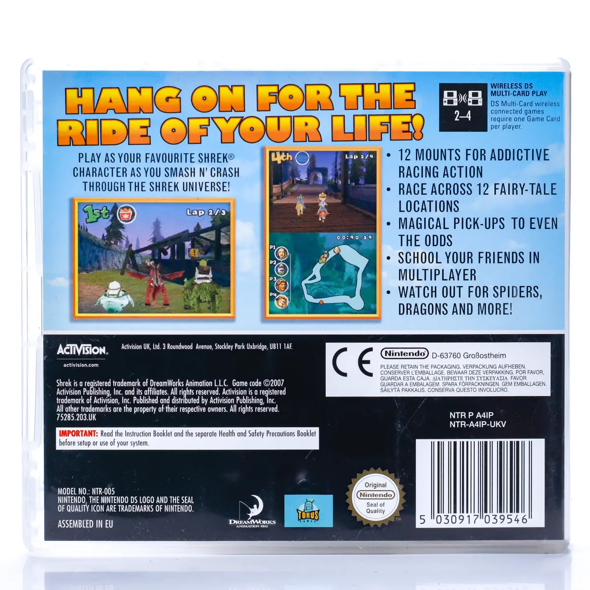 Shrek Smash n Crash Racing - Nintendo DS spill - Retrospillkongen