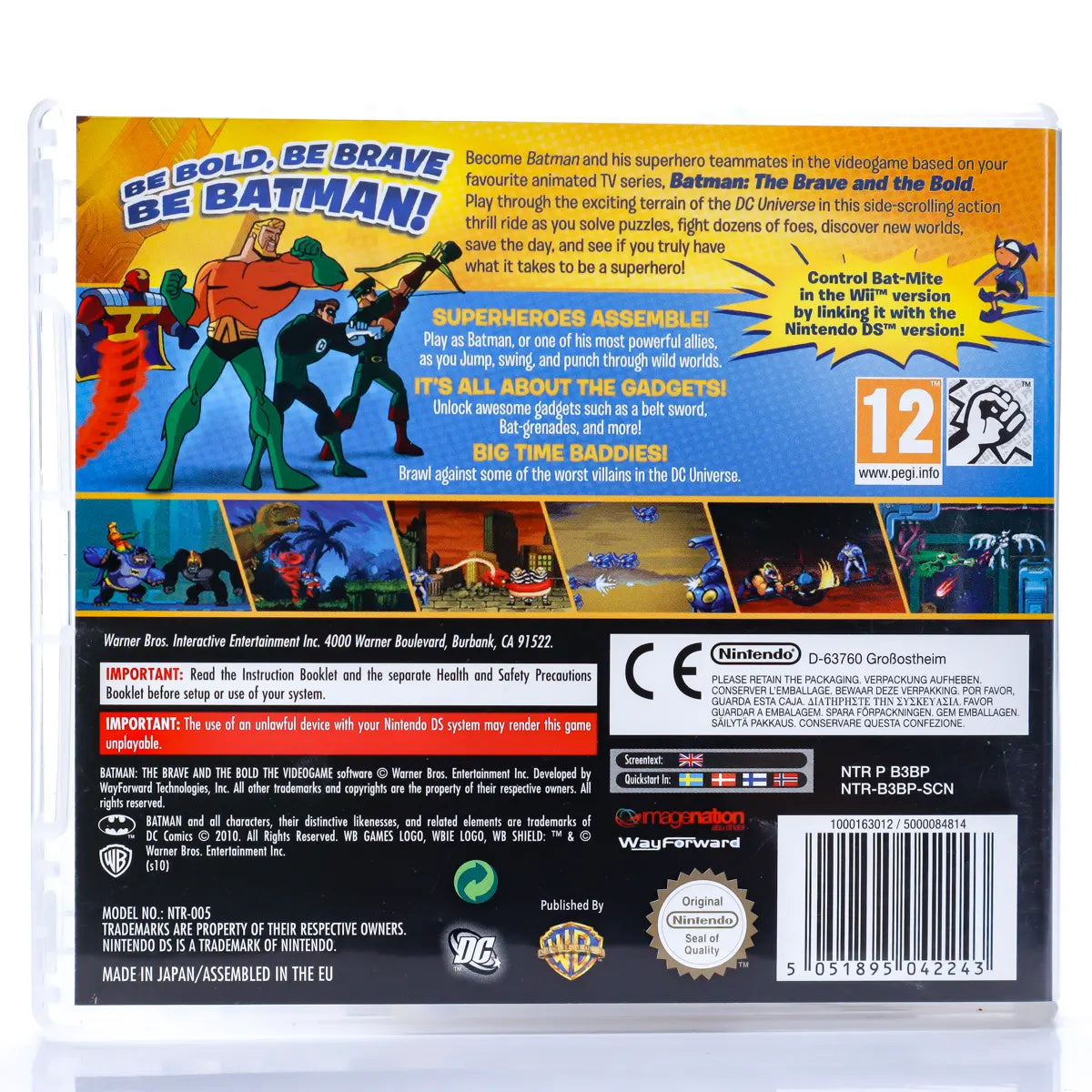 Batman the Brave and the Bold: the Videogame - Nintendo DS spill - Retrospillkongen