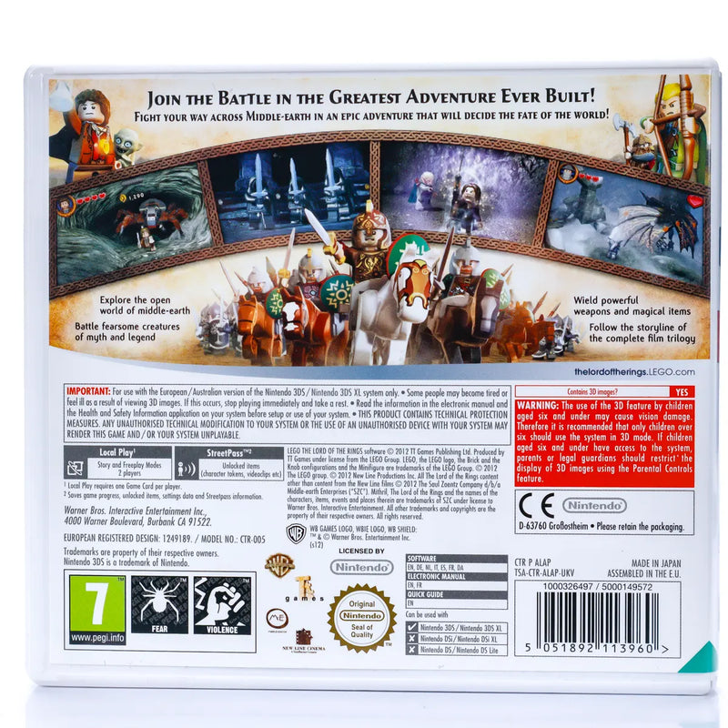 LEGO The Lord of the Rings - Nintendo 3DS spill