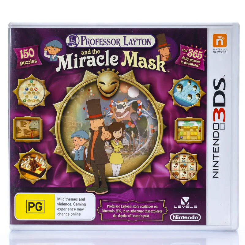 Professor Layton and the Miracle Mask - Nintendo 3DS Spill