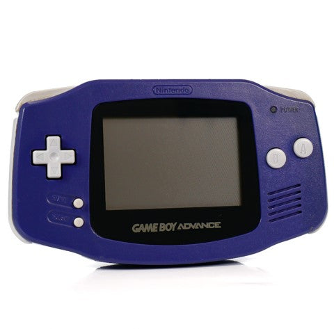 Original Nintendo Gameboy Advance Indigo konsoll