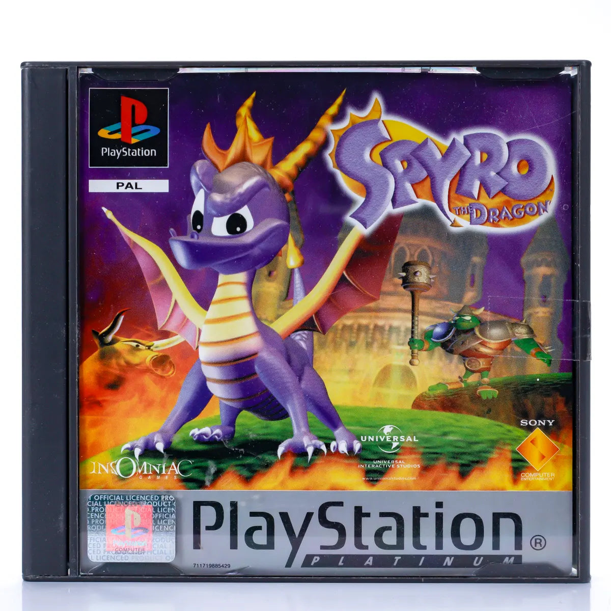 Spyro the Dragon - PS1 spill - Retrospillkongen