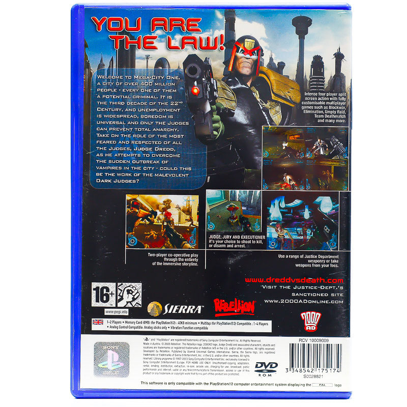 Judge Dredd: Dredd vs Death - PS2 spill - Retrospillkongen