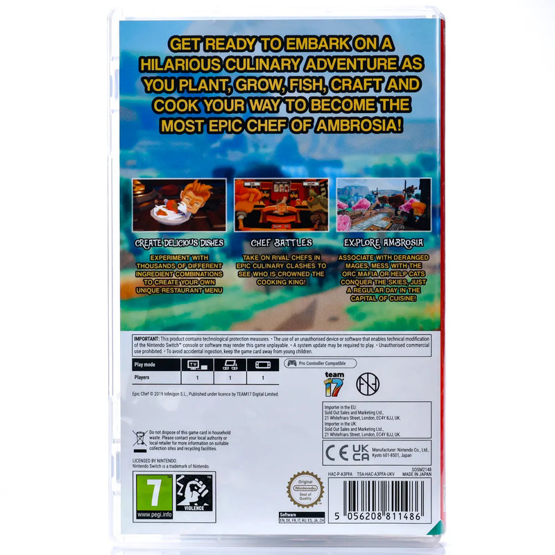 Epic Chef - Switch spill