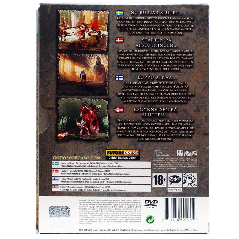 God of War: Special Edition - PS2 spill - Retrospillkongen