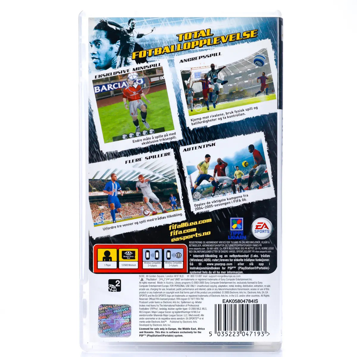 FIFA Soccer 06 - PSP spill - Retrospillkongen