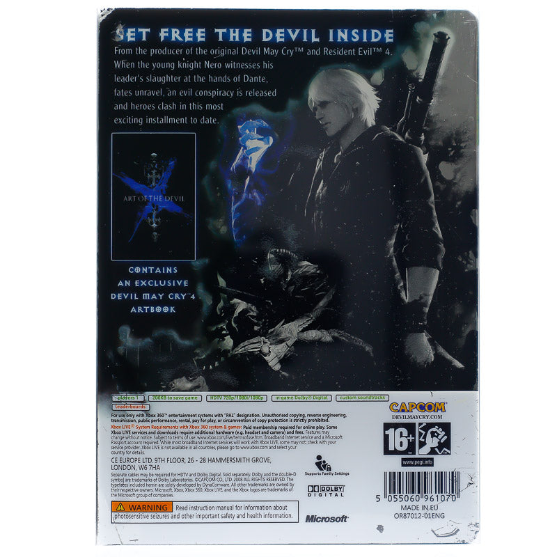 Devil May Cry 4 | Steelbook | Komplett | Xbox 360 spill - Retrospillkongen