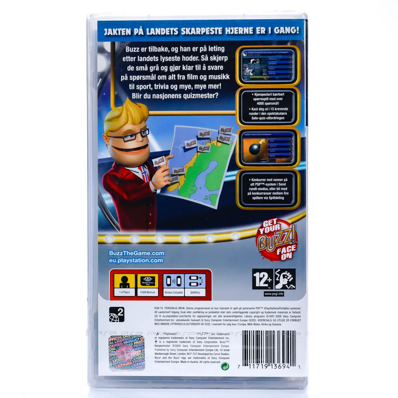 Buzz! Norgesmester - PSP Spill (Forseglet)