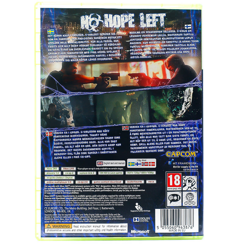 Resident Evil 6 - Xbox 360 spill - Retrospillkongen