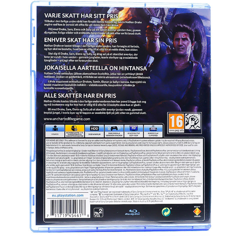Uncharted 4 a Thied's End - PS4 spill - Retrospillkongen