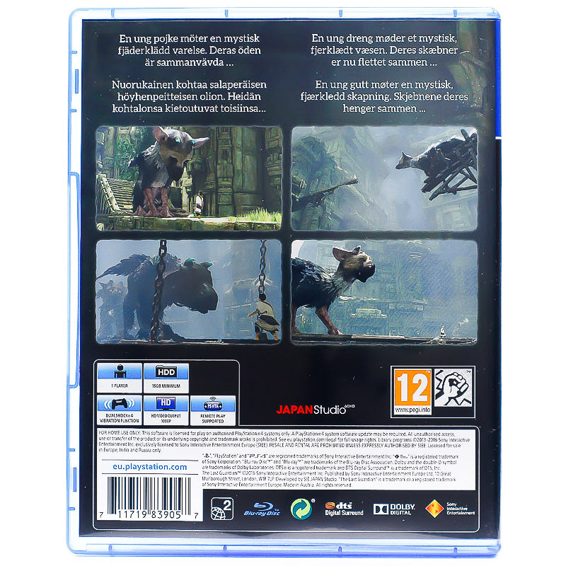The Last Guardian - PS4 spill - Retrospillkongen
