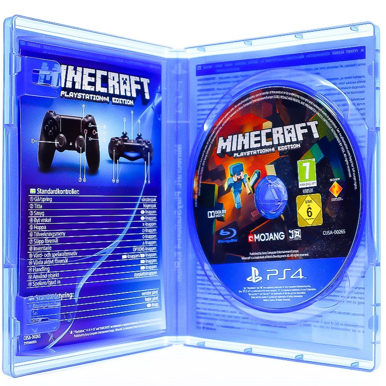 Minecraft Ps4 Java Disc Minecraft: PlayStation 4 Edition - PS4 spill