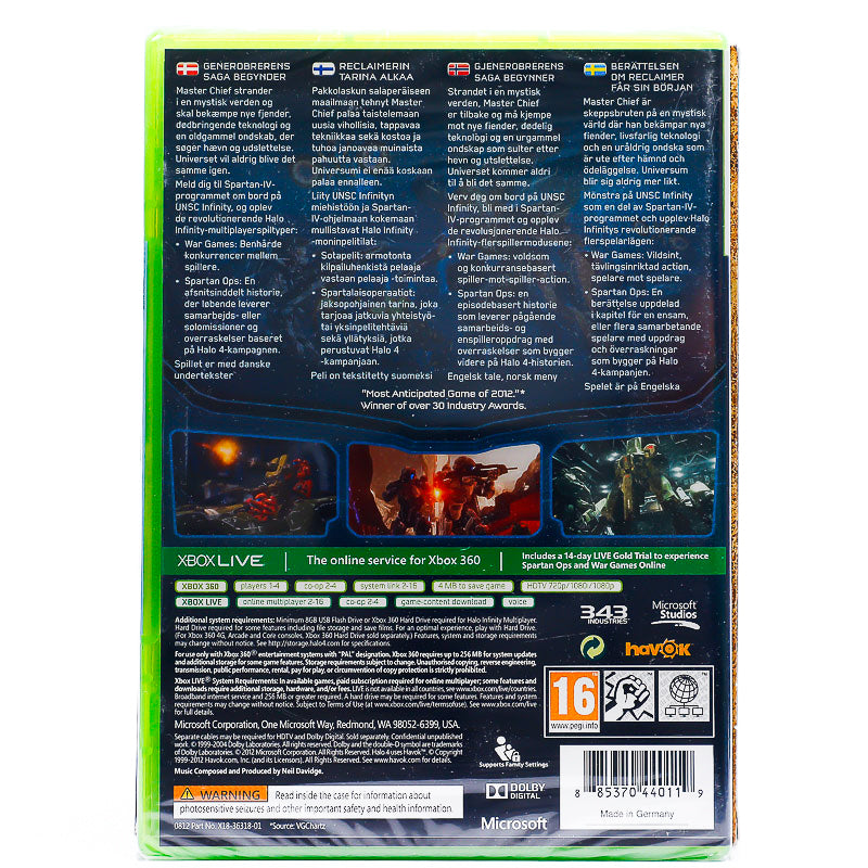 Halo 4 (Forseglet) - Xbox 360 spill - Retrospillkongen