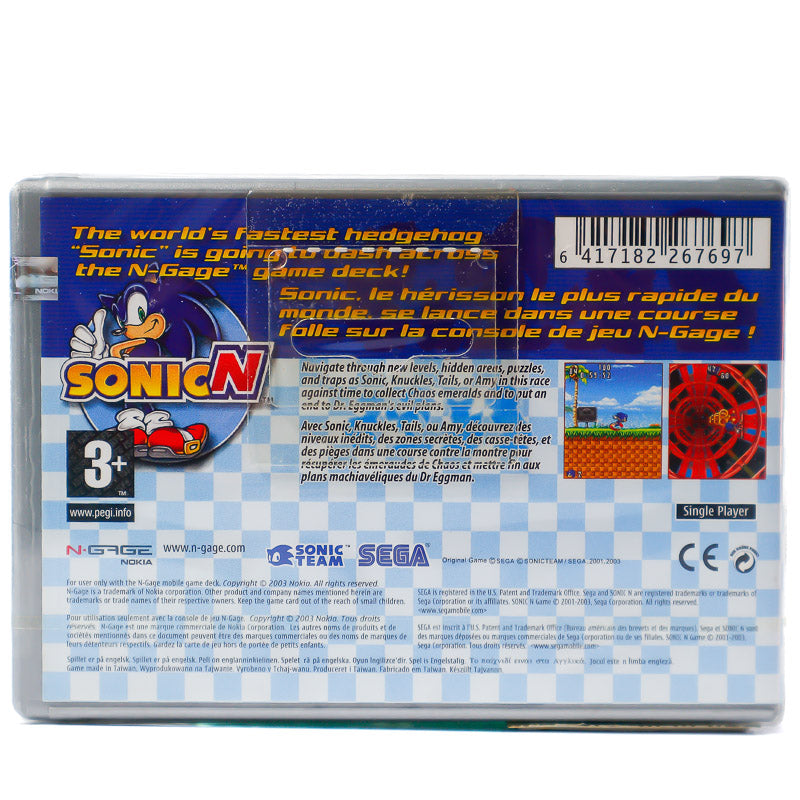 Sonic N (Forseglet) - N-GAGE Spill - Retrospillkongen