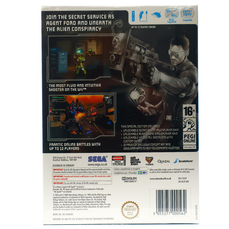 The Conduit: Special Edition (Forseglet) - Wii spill - Retrospillkongen