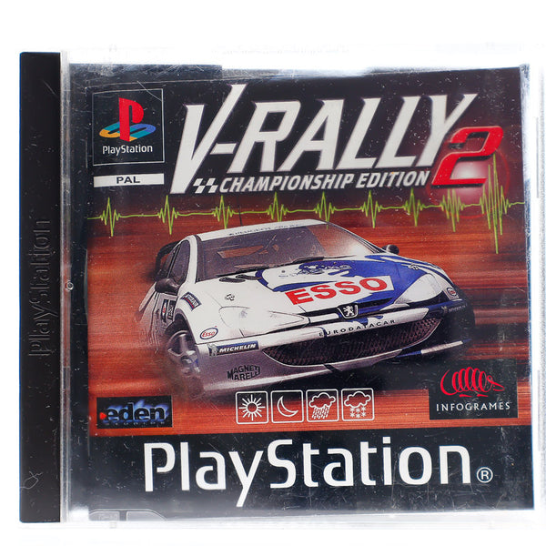 V-Rally Championship Edition 2  - PS1 spill - Retrospillkongen