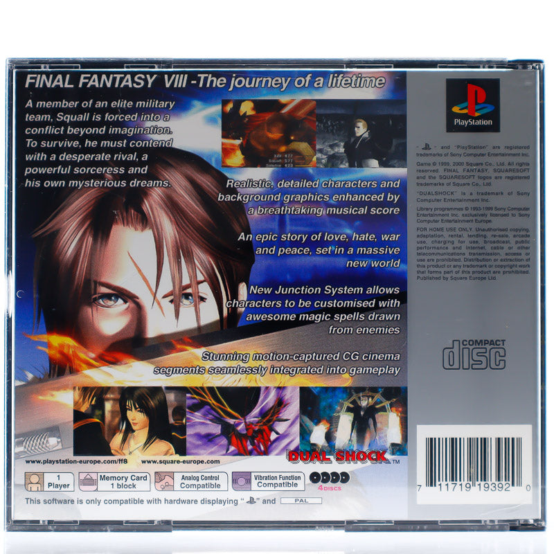 Final Fantasy VIII - PS1 spill - Retrospillkongen