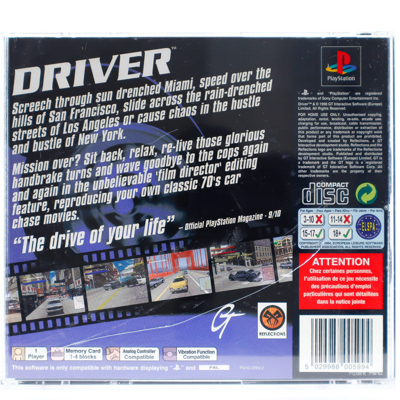 Driver - PS1 spill | Retrospillkongen