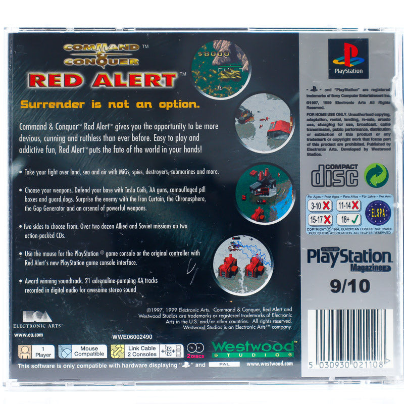 Command & Conquer: Red Alert - PS1 spill - Retrospillkongen