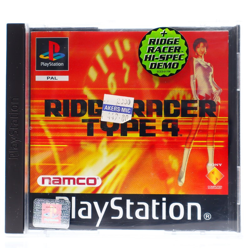 Ridge Racer Type 4 - PS1 spill - Retrospillkongen