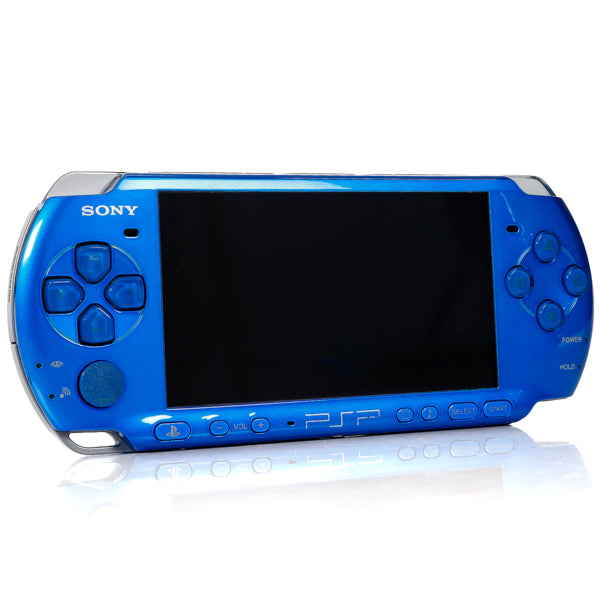 Sony PSP 3000 Håndholdt Konsoll Vibrant Blue m/ Strømadapter - Retrospillkongen