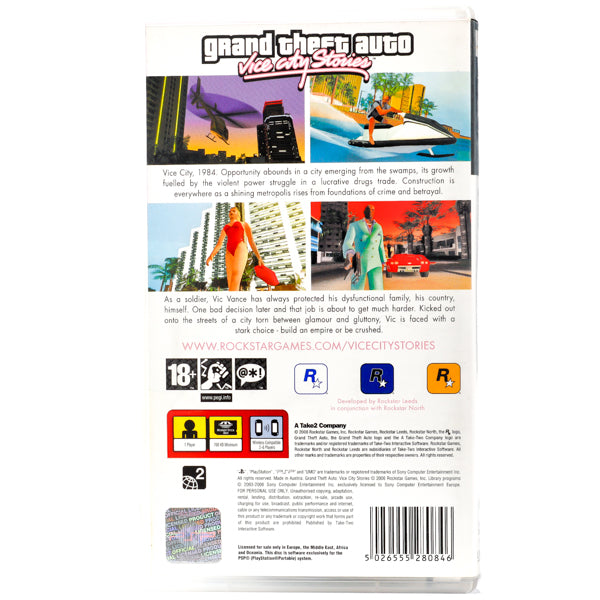 Grand Theft Auto: Vice City Stories - PSP spill