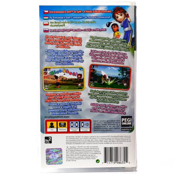 Everybody's Golf 2 - PSP spill - Retrospillkongen