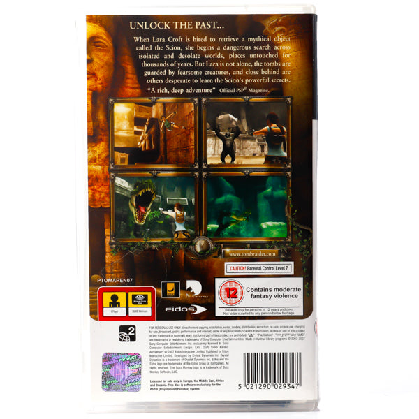 Lara Croft: Tomb Raider - Anniversary - PSP spill - Retrospillkongen