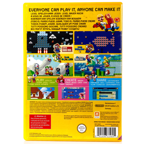 Super Mario Maker - Wii U spill - Retrospillkongen