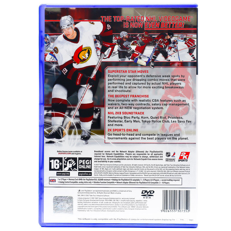 NHL 2K8 - PS2 spill - Retrospillkongen