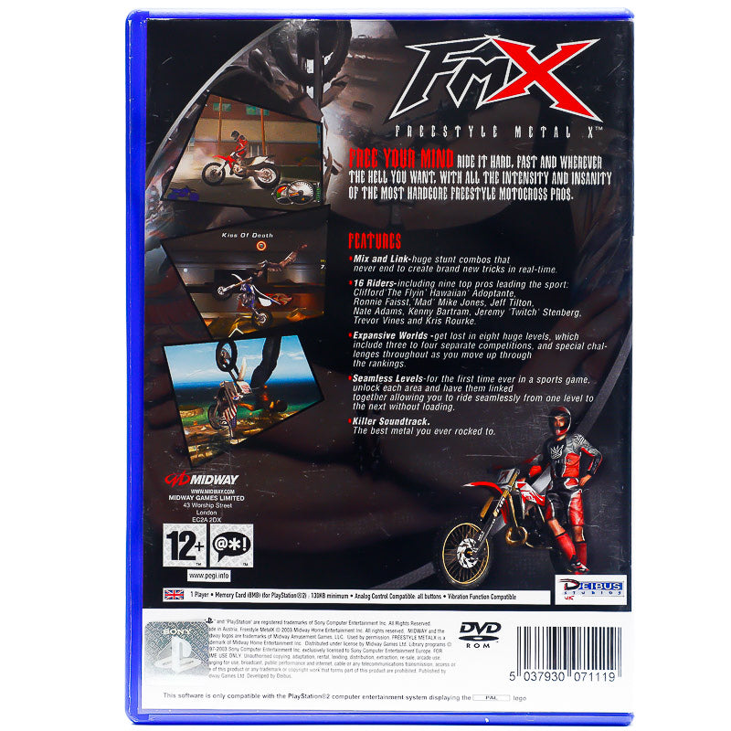 Freestyle Metal X (FMX) - PS2 spill - Retrospillkongen