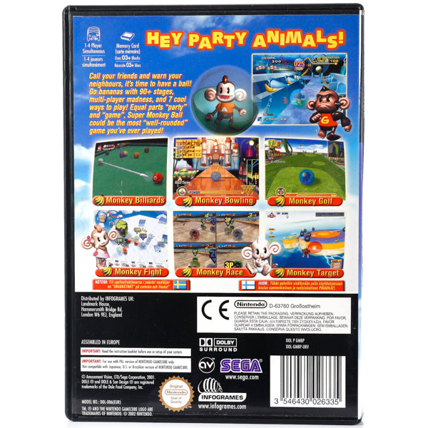 Super Monkey Ball - Gamecube spill - Retrospillkongen