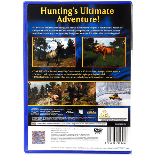 Cabela's Big Game Hunter 2005 Adventures - PS2 spill - Retrospillkongen